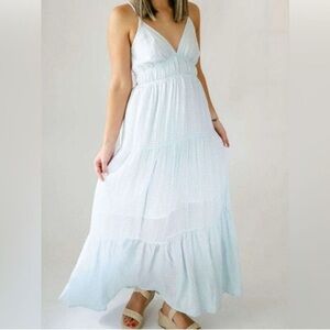 Meet Me In‎ Santorini Self Tie Back Size Large EUC